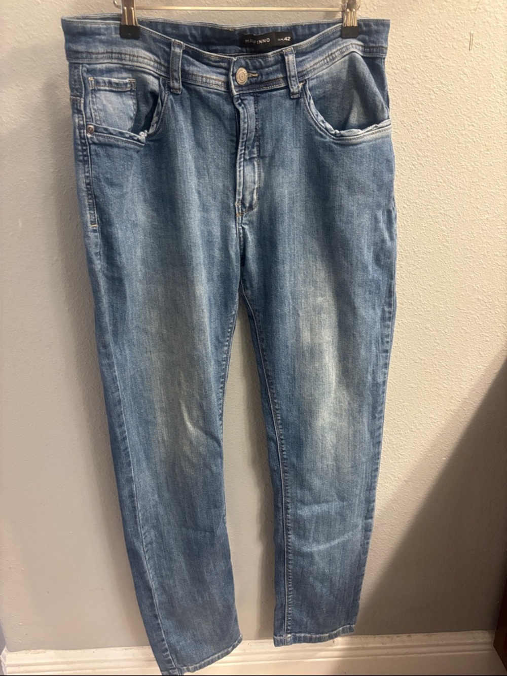 Marfinno Light blue washed denim